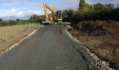 Finishing the track IMG 0026a