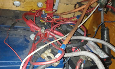 A wiring tangle