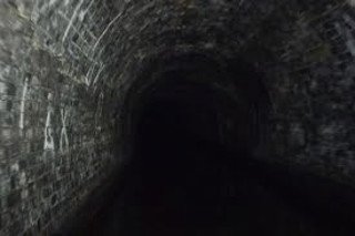 inside tunnel